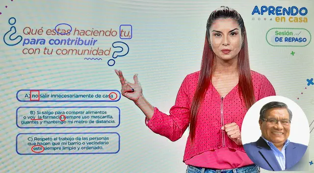 Aprendo en casa del Ministerio de Educación.