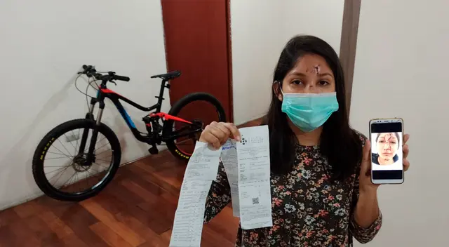 Ciclovía de Magdalena del Mar causó graves heridas en una joven. Ciclovía de Magdalena del Mar causó graves heridas en una joven.