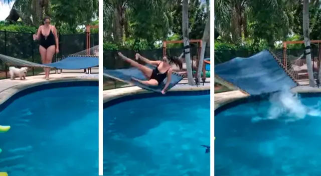 Joven intenta descansar en su hamaca, pero sufre una brutal caída Joven intenta descansar en su hamaca, pero sufre una brutal caída