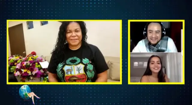 La actriz Isabela Moner, también conocida como Isabela Merced, recibió palabras de aliento de Eva Ayllón durante una entre entrevista y se mostró conmovida. La actriz Isabela Moner, también conocida como Isabela Merced, recibió palabras de aliento de Eva Ayllón durante una entre entrevista y se mostró conmovida.