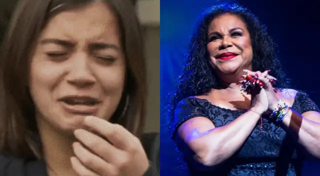 La actriz Isabela Moner, también conocida como Isabela Merced, recibió palabras de aliento de Eva Ayllón durante una entre entrevista y se mostró conmovida. La actriz Isabela Moner, también conocida como Isabela Merced, recibió palabras de aliento de Eva Ayllón durante una entre entrevista y se mostró conmovida.