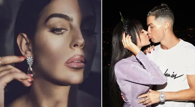 La mujer de Cristiano Ronaldo, Georgina Rodríguez, aprovecho estar sola en casa y se tomó unos 'selfies' de infarto en la previa del Juventus vs. Lazio.