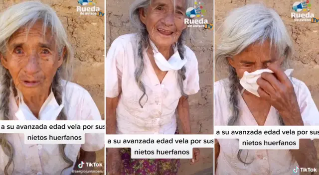 Polinia cría sola a sus nietos y los mantiene trabajando en una chacra.