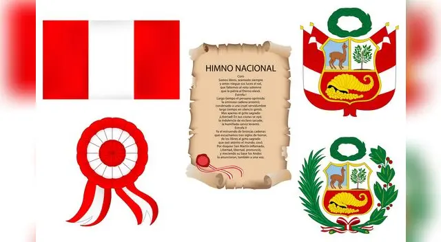 El primer escudo fue creado por José de San Martín en 1820.