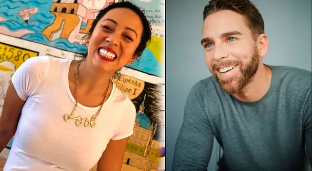 Cathy Sáenz coquetea con Gonzalo Revoredo.