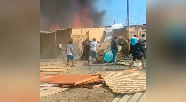 Incendio en Nuevo Chimbote consumió 60 viviendas