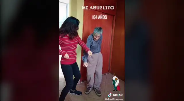 El tierno abuelito protagonizó divertido challenge en compañía de su nieta. El tierno abuelito protagonizó divertido challenge en compañía de su nieta.