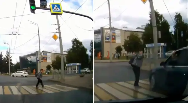 Anciana pasó el susto de su vida. Anciana pasó el susto de su vida.