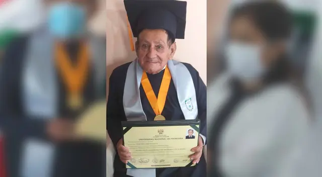 Piurano de 72 años termina la universidad y obtiene grado de bachiller. Piurano de 72 años termina la universidad y obtiene grado de bachiller.