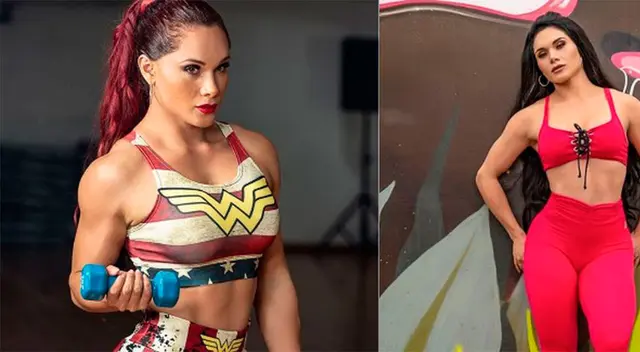 Génesis Tapia muestra su figura.