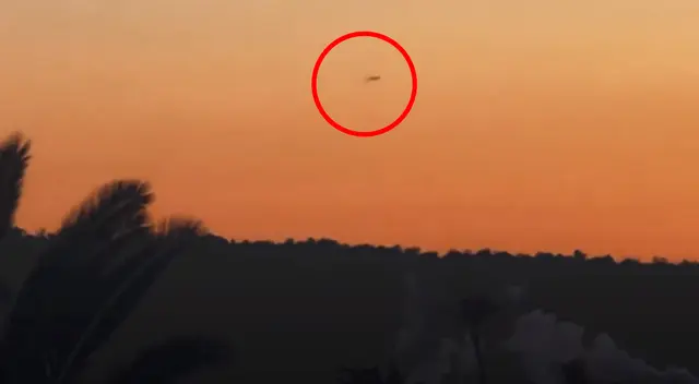 Imágenes del supuesto avistamiento del OVNI en Long Beach. Imágenes del supuesto avistamiento del OVNI en Long Beach.