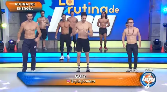 Nicola Porcella y Guty Carrera se presentaron en el programa "Hoy" del Canal de las estrellas, y sorprendieron al detallar sus entrenamientos para Guerreros 2020.