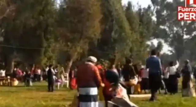 En el lugar incluso se encontraban niños.