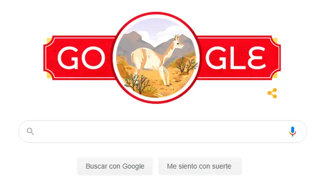 El buscador luce diferente por el Día de la Independencia. El buscador luce diferente por el Día de la Independencia.