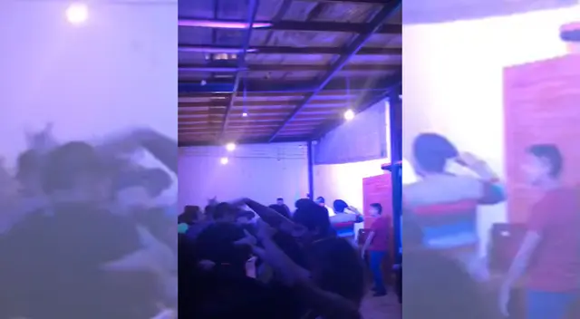 Evento clandestino en Trujillo. Evento clandestino en Trujillo.