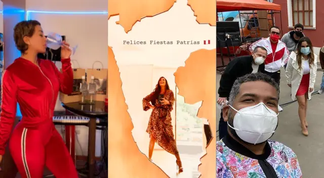 Choca Mandros, Rebeca Escribens, Paula Arias, Daniela Darcourt y demás aprovecharon en mostrar su cariño por el Perú de diferentes y peculiares maneras. Choca Mandros, Rebeca Escribens, Paula Arias, Daniela Darcourt y demás aprovecharon en mostrar su cariño por el Perú de diferentes y peculiares maneras.