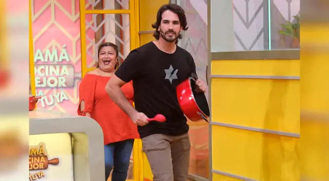 Isareal Dreyfus junto a la cocinera que le hizo ganar cuando estuvo en Tu mamá cocina mejor que la tuya. Isareal Dreyfus junto a la cocinera que le hizo ganar cuando estuvo en Tu mamá cocina mejor que la tuya.