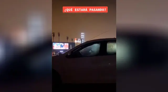 Joven descubre peculiar escena durante su estancia en un auto cinema limeño Joven descubre peculiar escena durante su estancia en un auto cinema limeño