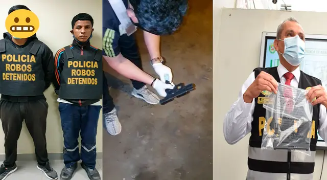 Los intervenidos, el arma y el coronel PNP Carlos Céspedes Los intervenidos, el arma y el coronel PNP Carlos Céspedes