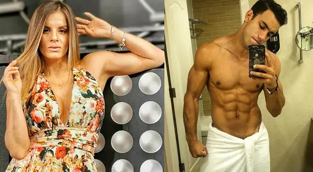 Alejandra Baigorria besa a Said Palao.