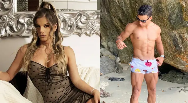 Alejandra Baigorria besa a Said Palao.