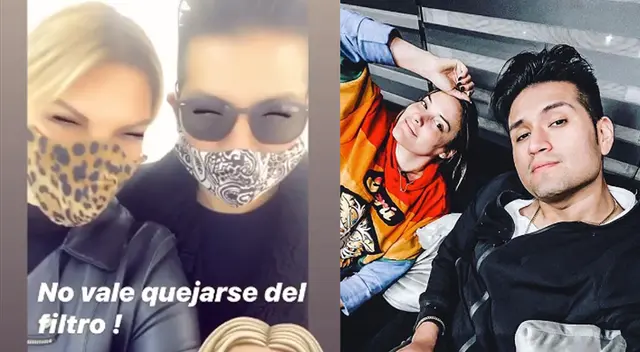 Jessica Newton chocha con su yerno Deyvis Orosco. Jessica Newton chocha con su yerno Deyvis Orosco.