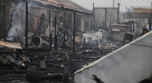 Padre de familia perdió su vivienda en incendio del Cercado de Lima.Jorge Cerdán
