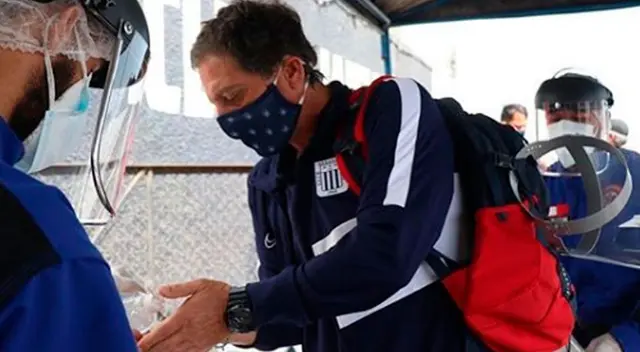 Mario Salas, entrenador de Alianza Lima. Mario Salas, entrenador de Alianza Lima.