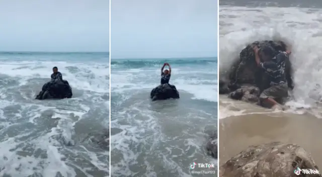 El hombre hizo tendencia en TikTok.