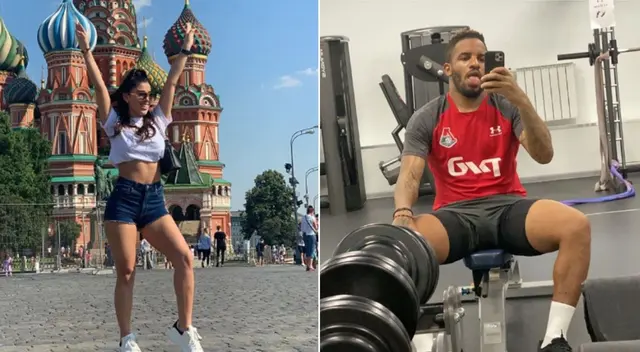 Jefferson Farfán y Yahaira Plasencia sorprendieron a sus seguidores al pasear por las calles de Rusia en plena pandemia. Jefferson Farfán y Yahaira Plasencia sorprendieron a sus seguidores al pasear por las calles de Rusia en plena pandemia.