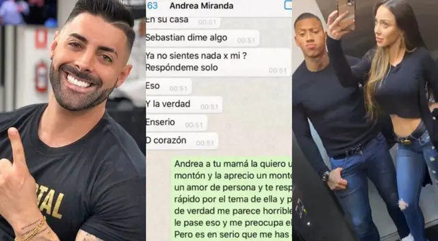Sebastián Lizarzaburu mostró algunos chats con su ex Andrea Miranda, quien utilizó la salud de su madre para hablar con él, cuando ya salía con Ray Sandoval. Sebastián Lizarzaburu mostró algunos chats con su ex Andrea Miranda, quien utilizó la salud de su madre para hablar con él, cuando ya salía con Ray Sandoval.