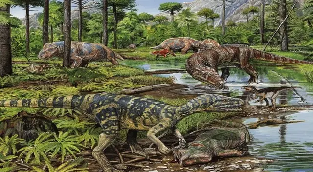 Los dinosaurios más conocidos aparecieron en este período. Los dinosaurios más conocidos aparecieron en este período.
