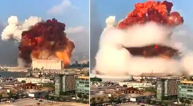 Las explosiones remecieron toda la ciudad.