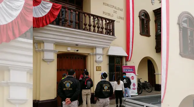 Intervienen Municipio de Pueblo Libre. Intervienen Municipio de Pueblo Libre.