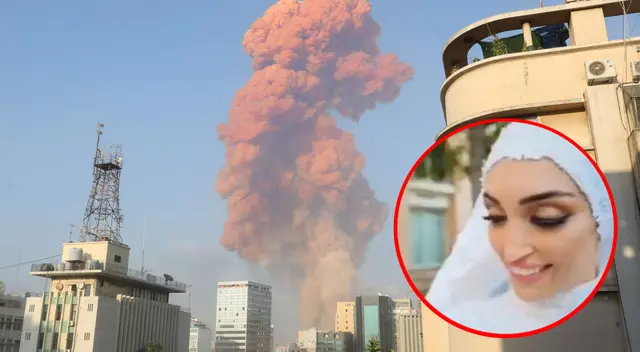 La novia estaba en plena sesión de fotos para su boda.