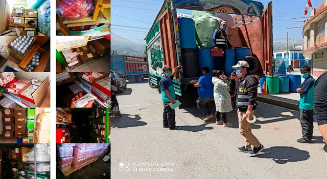 Las medicina incautada por la PNP en el operativo de intervención Las medicina incautada por la PNP en el operativo de intervención