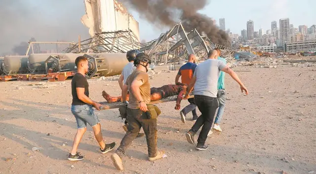 Explosión en Beirut deja al menos 100 muertos y más de 4 000 heridos