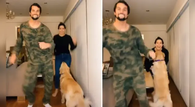 La divertida escena causó sensación en las redes sociales. La divertida escena causó sensación en las redes sociales.