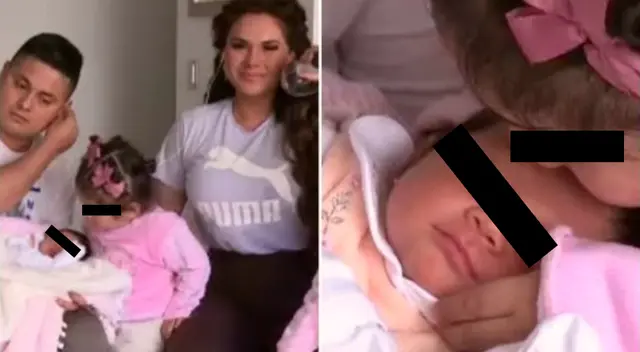 Génesis Tapia dio a luz a Arabella, su cuarta hija hace menos de dos semanas y se mostró muy emocionada de ser madre nuevamente. Génesis Tapia dio a luz a Arabella, su cuarta hija hace menos de dos semanas y se mostró muy emocionada de ser madre nuevamente.