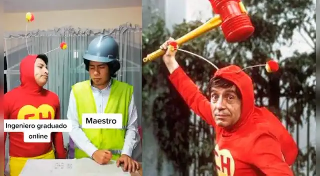 La divertida escena causó sensación en las redes sociales.