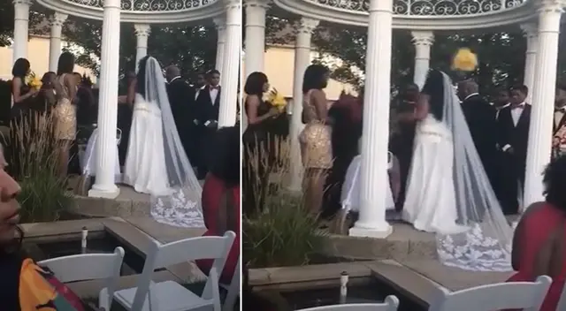 Ceremonia se hizo viral en las redes sociales. Ceremonia se hizo viral en las redes sociales.