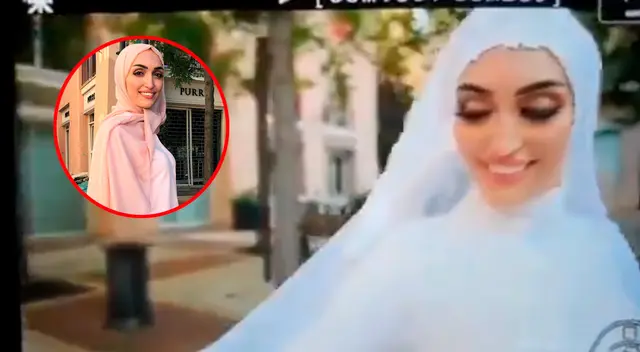 Se pronuncia la novia del video de la explosión en Beirut Se pronuncia la novia del video de la explosión en Beirut