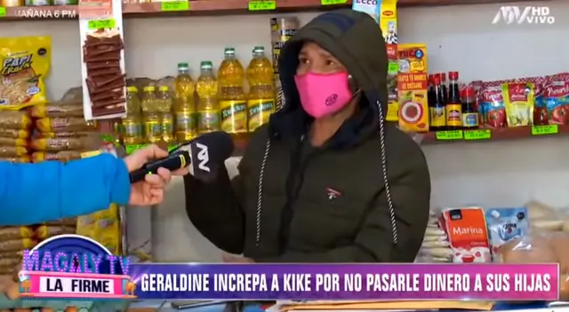 Kike Suero: Geraldine molesta por recibir S/ 500 soles de pensión para sus tres hijas