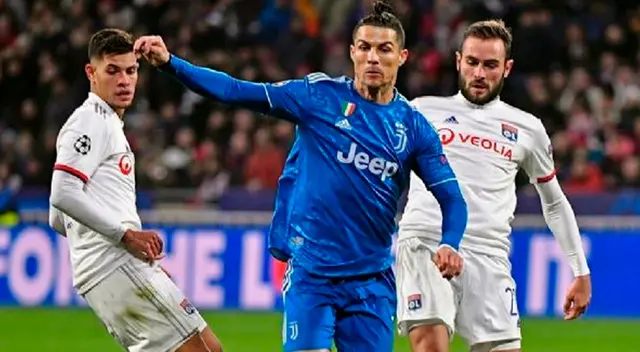 CR7 encabeza el ataque de la Juventus ante Lyon.