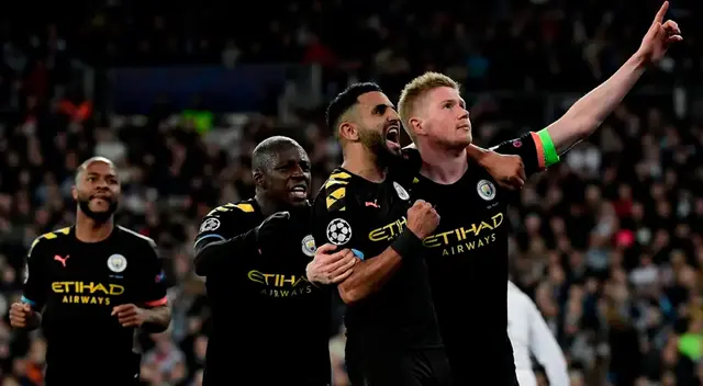 Manchester City derrota 1-0 de manera parcial al Real Madrid.