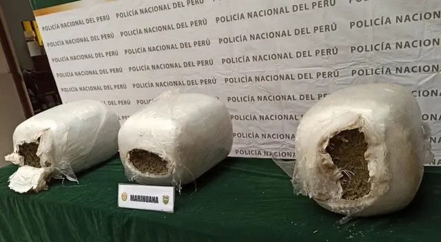 Incautan marihuana en La Victoria.