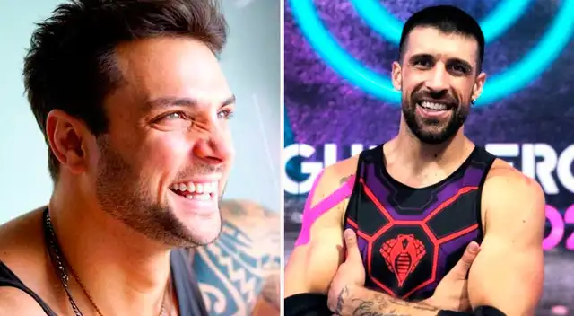 Nicola Porcella es admirado por su compañero. Nicola Porcella es admirado por su compañero.