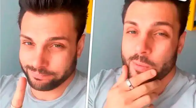 Nicola Porcella es admirado por su compañero. Nicola Porcella es admirado por su compañero.