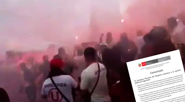 Hinchas cremas perjudicaron el reinicio de la Liga 1. Hinchas cremas perjudicaron el reinicio de la Liga 1.