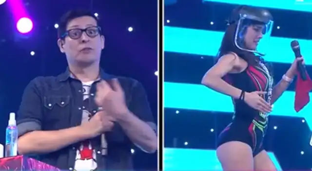 Rosángela Espinoza le dice piropo en vivo a Carloncho